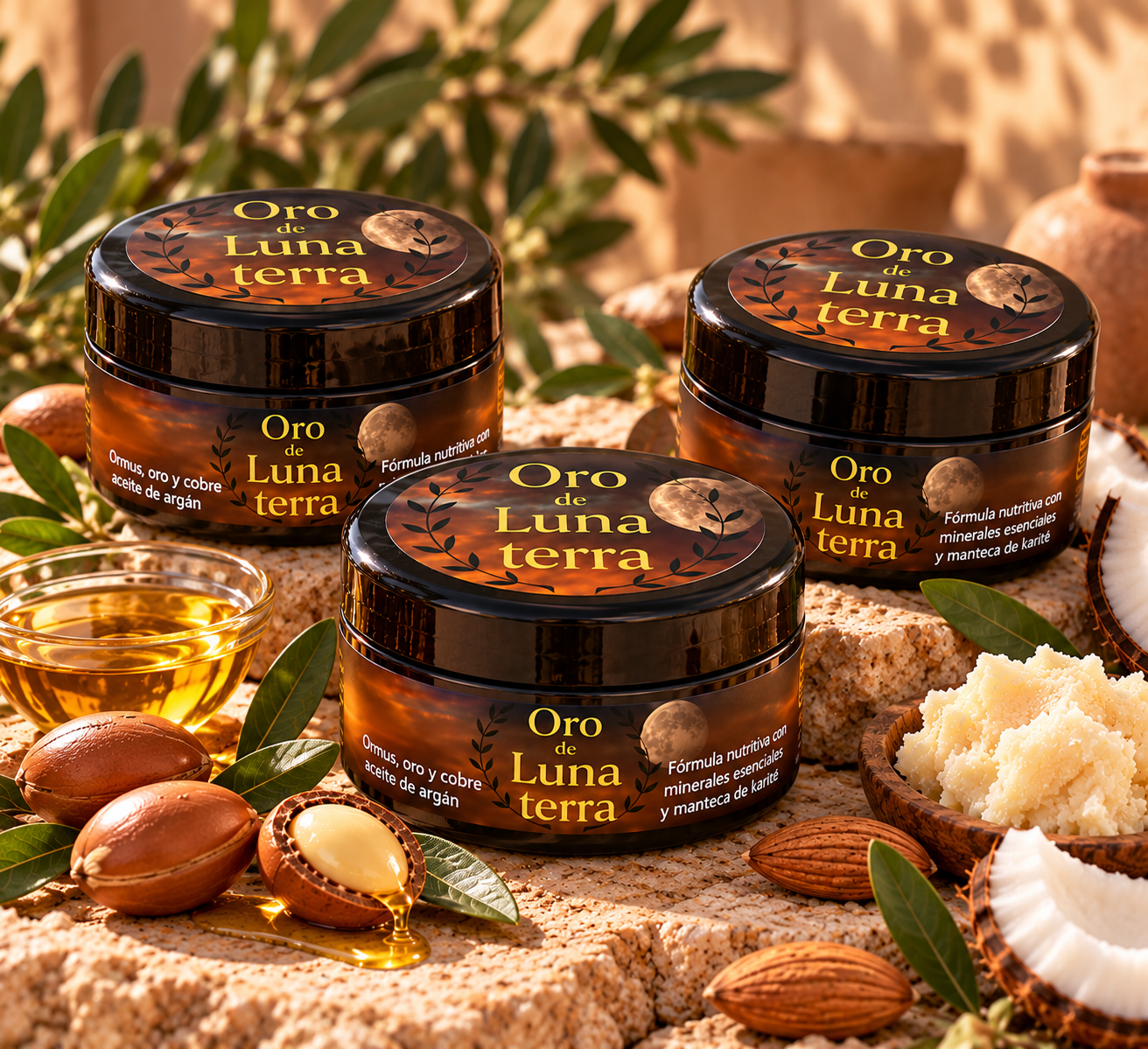 3 Crema Oro de Lunaterra